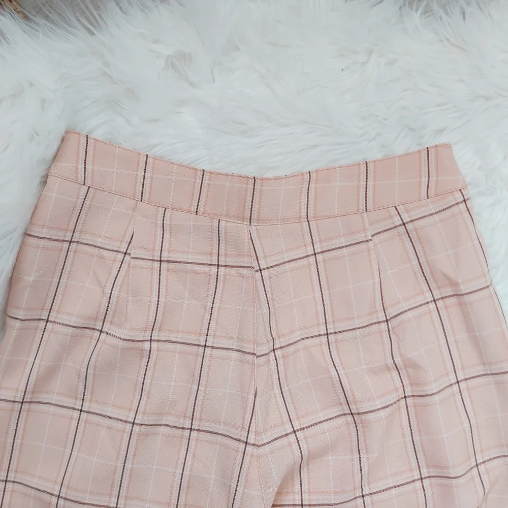 Mint Vanilla Plaid Cigarette Straight Dress Pant - Picture 7 of 13